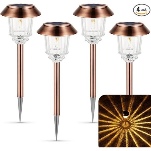 Solar Lights Outdoor Waterproof, 4 Pack Solar Lights for Outside, 10-40 LM - Picture 7 of 7